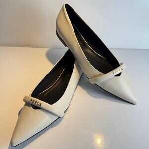 Furla Women’s Leather Ballet Flats – Size 41/ US 10 (Made in Italy)